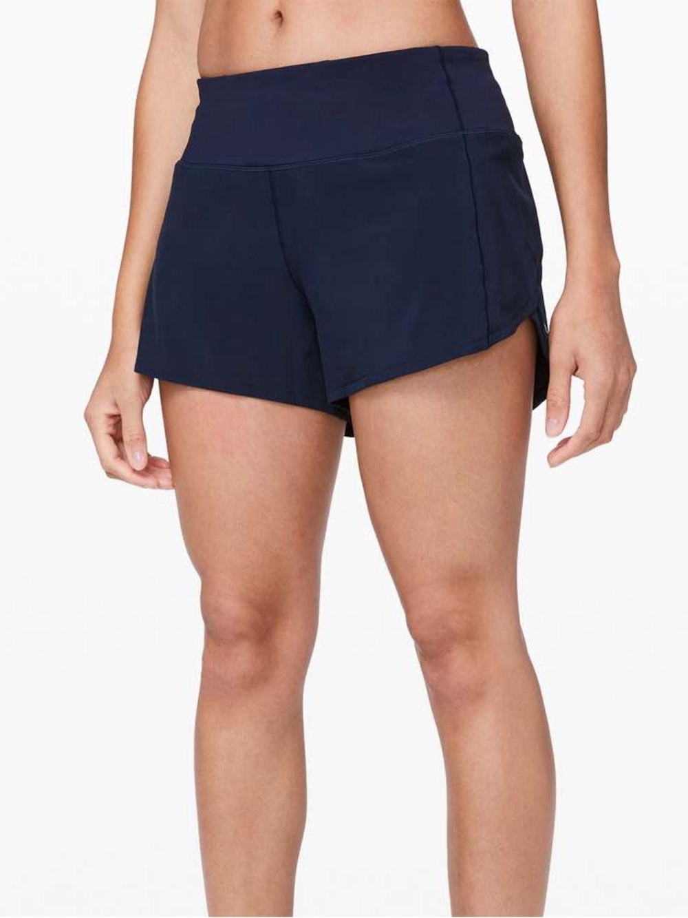 Lululemon Speed Up Short 4" size 2 in True Navy